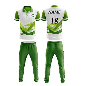 2026 New Design Breathable 100% Polyester Sports Wear <b>Cricket</b> Uniform Professional Manufacture Short Sleeves for Men - Product Image 1