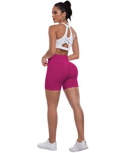 Shorts Deportivos de Cintura Alta para Mujer, Shorts de Ciclismo con Control de Abdomen, Levanta Glúteos, para Correr, Yoga, con Efecto Scrunch - Product Image 2