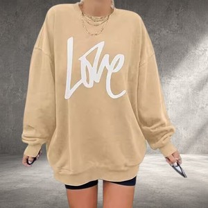 Sudadera de Algodón Extra Grande Personalizada con Cuello Alto y Manga Regular, Estilo Chicago, Unisex, Otoño, Tejida, con Estampado de Letras y Logotipo Personalizado - Product Image 2