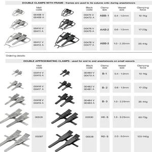 ที่หนีบเครื่องจำลองแบบใช้มือเครื่องมือผ่าตัดขนาดเล็กทำจากสเตนเลสเกรดทางการแพทย์ - Product Image 6