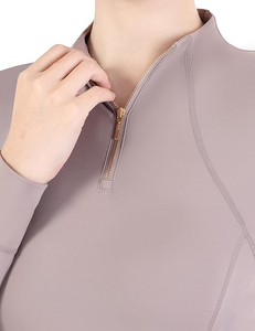 Camiseta de entrenamiento de equitación para mujer, manga larga, transpirable, 100% algodón, para verano, fútbol americano, deportes ecuestres - Product Image 3