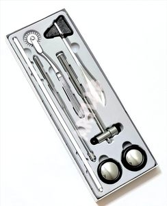 Ensemble de marteaux réflexes neurologiques en acier inoxydable de qualité supérieure, kit d'outils de diagnostic par percussion, instrument médical approuvé CE ISO - Product Image 3