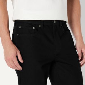 Pantalones Cortos de Mezclilla para Hombre con Lavado Desgastado Personalizado de Fábrica, Bordados, Color Negro - Product Image 6