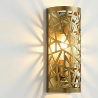 Luminaire mural multifonctionnel de luxe fait main en fer forgé Art Déco 2026, idéal pour la décoration intérieure et comme cadeau islamique