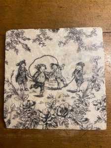 Ensemble de 3 sous-verres en marbre, scène festive de la Nouvelle-Orléans, supports pour boissons, décoration de table unique - Product Image 6