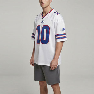 Custom Made American Football Jerseys Customized Team <b>Name</b> Short Sleeve Lightweight Moisture-Wicking Breathable Sportswear - Product Image 4