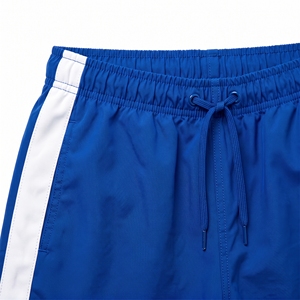 Pantalones Cortos Deportivos Casuales de Verano para Hombre, Tejidos, de Secado Rápido, con Cierre de Cordón, Cintura Media, Franja Lateral, OEM, ODM, Logotipo Personalizado, MOQ Bajo - Product Image 4