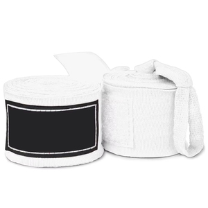Bandages de boxe MMA respirants en tissu extensible pour l'entraînement de combat, équipement de protection, bandages de boxe en gros avec boucle pour le pouce - Product Image 6