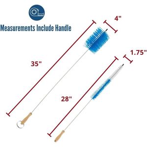 Set di Spazzole Universali per la Pulizia degli Elettrodomestici PM14X10056, 2 Pezzi, Spazzole Flessibili per Frigoriferi, Asciugatrici, HVAC e Aree Difficili da Raggiungere - Product Image 6