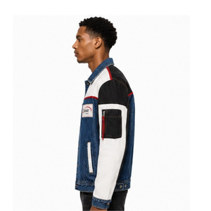 Best Selling <b>Men</b> <b>Denim</b> <b>Jacket</b> Timeless Design With Button Front Chest Pockets And Comfortable Fit For Everyday Style - Product Image 2