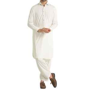 Ensemble Shalwar Kameez pour hommes du Pakistan, vêtements islamiques décontractés, grande taille, respirant, séchage rapide, thermique, toutes saisons, prix de gros - Product Image 1