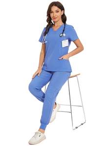Conjunto de Uniforme Médico para Hombre, Ropa de Trabajo Elástica para Enfermeros - Product Image 6