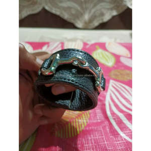 Servilletero blanco de cuero genuino Natural 100%, tendencia, nuevos anillos de tejido de servilleta ecuestre, servilletero de estilo de broca de caballo por TCD - Product Image 3