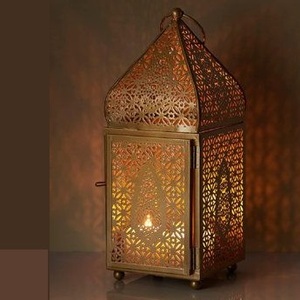 Factory Direct Handmade Best Selling Trending New Moroccan Metal Cutwork <b>Table</b> <b>Lamp</b> Antique Brass Finish Shadow Projection Light - Product Image 5