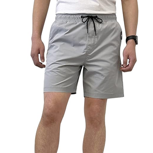 Shorts de sport décontractés pour hommes, été, haute qualité, 100% polyester, solides, séchage rapide, taille élastique, respirants, vente en gros - Product Image 5