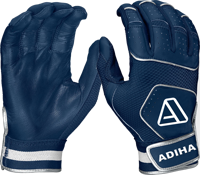 Gants de frappeur de baseball en cuir de haute qualité, fermeture auto-agrippante, ajustement standard, antidérapants, soutien flexible pour la main, protection rembourrée