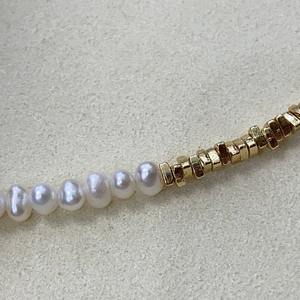 Collar de Perlas de Agua Dulce AK de 18K con Perlas Zhuji 2025, Diseño Elegante y Moderno con Cuentas Redondas de Luz Intensa y Cielo Estrellado - Product Image 2