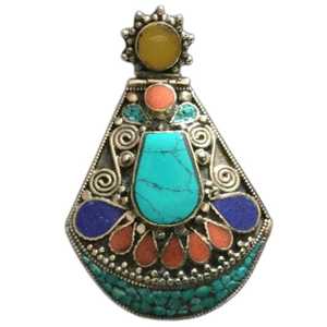 Colgante y Amuleto de Corazón en Aleación de Cobre Plateado, Estilo Hiphop Tradicional, Unisex - Product Image 5