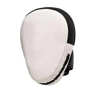 Guantes de Boxeo de Cuero con Correa para la Muñeca, Guantes de Entrenamiento de Artes Marciales para Adultos, Negro, Blanco, Rojo - Product Image 3