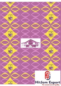 Luxurious Custom African Wax Print Fabric for European Israel Island Scarves Wedding Party Wear Home Furnishings Custom - Product Image 6