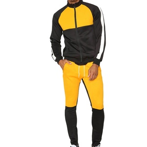 blue and yellow sweatsuit