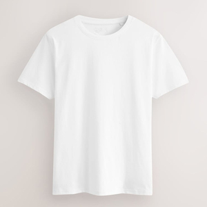 T-shirts de sport pour hommes à manches courtes, 100% coton, respirants, à séchage rapide, de style ample, pour la course à pied, la salle de sport et l'entraînement - Product Image 1