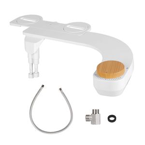 Doccetta Bidet per Acqua Dolce con Doppio Ugello e Controllo del Flusso d'Acqua, Non Elettrica, per Sedile WC, per Igiene Migliorata - Product Image 1