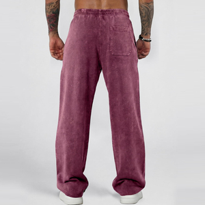 Best Quality Breathable Custom Color And Size <b>Men</b> Acid Wash <b>Trouser</b> New Fashion Hot Sale Streetwear <b>Men</b> Acid Wash <b>Trousers</b> - Product Image 2