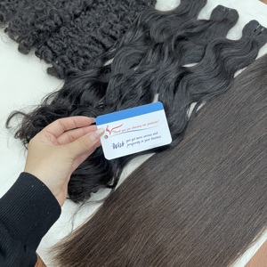 Extensions de cheveux humains vietnamiens de qualité supérieure, tissage double machine, prêtes à être expédiées, ondulées naturelles, prêtes à être expédiées - Product Image 3