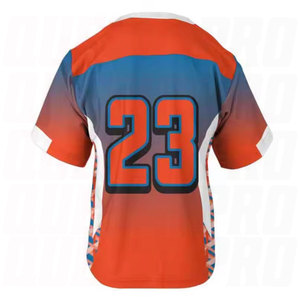 Camiseta de Lacrosse para Hombre, Totalmente Personalizada, Superventas, Antiarrugas, Transpirable, Resistente, para Entrenamiento y Partidos - Product Image 3