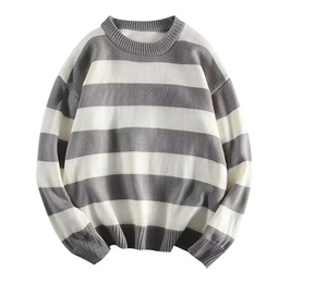 เสื้อสเวตเชิ้ตคอกลมแขนยาวสำหรับผู้ชาย สีพื้น ออกแบบลายพิมพ์แบบระเหิดตามสั่ง แห้งเร็ว - Product Image 6