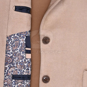 Nouveauté Blazer pour homme en polyester/coton respirant, col cranté, conçu pour le confort et le style, costume de travail moderne - Product Image 6