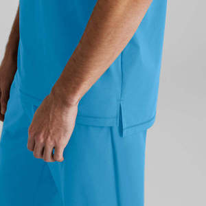 Ensemble de Blouses Médicales de Haute Qualité pour Hommes et Femmes – Uniforme d'Hôpital Extensible à Manches Courtes, Col en V Zippé, Tenue d'Infirmière, Blouse de Médecin - Product Image 6