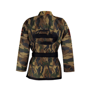 Camuflaje impreso brasileño jiu jitsu Kimono calidad premium BJJ GI logotipo personalizado hombres entrenamiento Judo Karate uniforme - Product Image 3