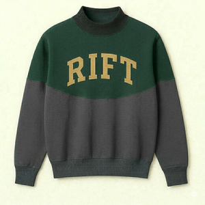 Sweat-shirt col montant essentiel confortable, coupe oversize, en molleton de coton, pull chaud d'hiver, style streetwear décontracté, haut chaud - Product Image 1