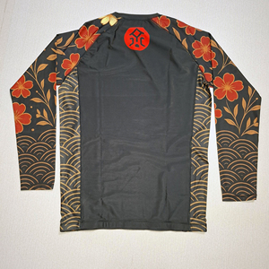 เสื้อรัดกล้ามเนื้อ MMA BJJ แบบมีแผงตาข่ายด้านข้าง / เสื้อรัดกล้ามเนื้อระบายอากาศได้ / ผู้ผลิตเสื้อรัดกล้ามเนื้อแบบสั่งทำสำหรับเด็กและเยาวชน - Product Image 3