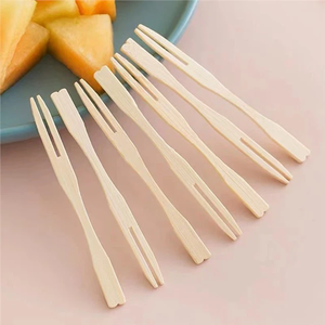 Juego de cucharas de madera para servir con mango geométrico blanco y negro, ecológicas, pulidas a mano, estilo sencillo, para uso en fiestas. - Product Image 5