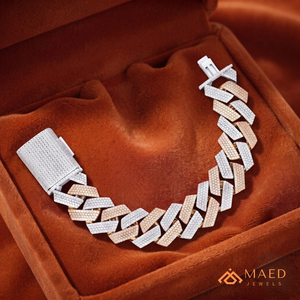 Bracelet à maillons fins en moissanite plaqué or, bijoux de mode, à porter au quotidien, cadeau de fête pour hommes et femmes, tendance de Los Angeles - Product Image 3