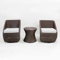 Fauteuil suspendu œuf élégant et confortable CH-Factory avec support, mobilier d'extérieur fabriqué au Vietnam pour jardin et terrasse CH4283A/3BR