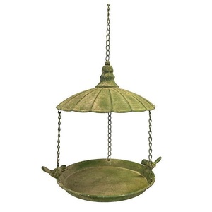 Nouvelle Tendance : Mangeoire et Abreuvoir Décoratif de Luxe en Métal pour Oiseaux, Suspendu, Résistant aux Intempéries et à la Rouille, Idéal pour Jardin et Maison - Product Image 1