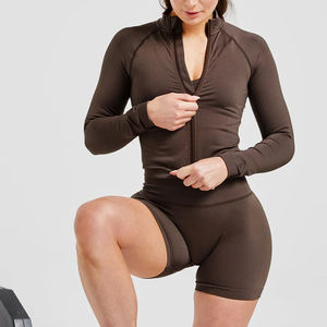 Conjuntos Deportivos de Yoga de 2 Piezas para Mujer, Diseño Sólido, Bra Deportivo y Leggings, Opciones de Tallas Grandes - Product Image 6