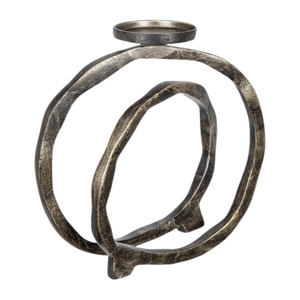 4 bougeoirs modernes au design élégant en fer poli doré pour la décoration de chambre, pièce maîtresse pour un cadeau - Product Image 2