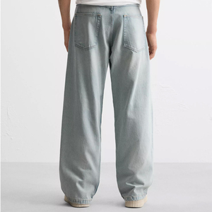 Pantalon Baggy Homme Tendance Personnalisable Léger Respirant Confortable Durable 100% Coton Décontracté Écologique OEM - Product Image 5