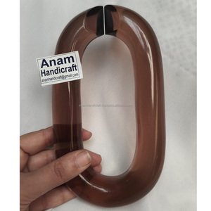 Décorations murales en chaîne acrylique modernes personnalisées, ornements en résine modernes faits à la main, suspendus pour la décoration intérieure, prêts pour le festival Diwali - Product Image 1