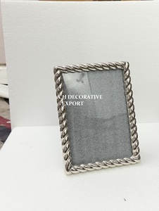 Matte <b>Black</b> Metal Twisted Rope Picture <b>Frame</b> Modern Industrial Style Photo <b>Frame</b> Decorative Tabletop Portrait <b>Frame</b> for Decor - Product Image 5