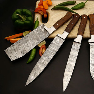 Elegant Damascus Steel Kitchen <b>Knife</b> <b>Set</b> Modern Premium Design Professional Cooking <b>Knives</b> Durable Construction Kitchen Tool <b>Set</b> - Product Image 6