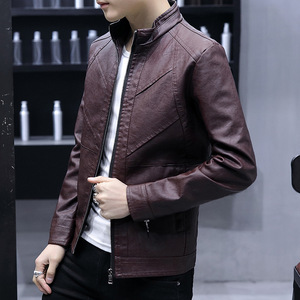 เสื้อแจ็คเก็ตหนังผู้ชายไซส์ใหญ่ ระบายอากาศได้ดี ใส่ได้ทุกฤดู - Product Image 3