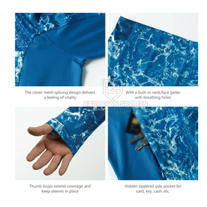 Fishing Long <b>Shirt</b> Modern Performance Design Anti-UV 50+ Quick Dry 100% Polyester for Outdoor Sports Apparel Custom Sublimation - Product Image 6