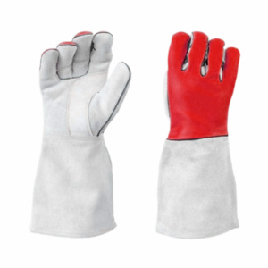 Guantes de Soldadura TIG de Cuero Reforzado con Logotipo Personalizable, Protección de Manos para Seguridad Industrial y Bomberos - Product Image 2