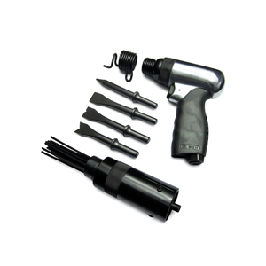 Opciones OEM personalizables, cuerpo de aleación de aluminio, empuñadura tipo pistola, 19 agujas, 25 SCFM, 4500 BPM, entrada de aire de 1/4 de pulgada, martillo de aire, desincrustador de agujas para - Product Image 4